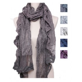 Fashion Lace Scarf 07 - 10 per pack - $1.00 ea